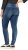Ulla Popken Decorative Stitched Slim Leg Stretch Fit Jeans Blue Denim - Jeans & Pantalons Femme Grandes Tailles – Plus Size - 