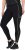 Ulla Popken Neon Seam Quick Drying Performance Leggings Black - Jeans & Pantalons Femme Grandes Tailles – Plus Size - 