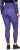 Ulla Popken Neon Zebra Print Performance Leggings Purple - Jeans & Pantalons Femme Grandes Tailles – Plus Size - 