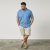 North Latitude 61011 Polo Piqué Bleu - Polos - Polos homme grande taille