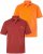 JP1880 Polo Shirts 2-pack Piqué Red Orange - Polos - Polos homme grande taille