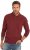 JP1880 Polo Shirt Long Sleeve Piqué Red - Polos - Polos homme grande taille