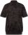 JP1880 Pique with All-over Print Polo Shirt TALL Black - TALL polos - Polos TALL pour hommes grands