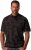 JP1880 Pique with All-over Print Polo Shirt TALL Black - TALL polos - Polos TALL pour hommes grands
