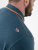 D555 Harvey Pique with Jacquard Collar & Cuffs Polo Teal - Polos - Polos homme grande taille