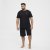 North Latitude Pyjama Shorts Black - Pyjamas/vêtements de détente - Pyjamas Grande Taille pour Hommes