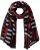 Ulla Popken Be Happy Statement Print Scarf Navy - Accessoires - 