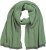 Ulla Popken Two Tone Knit Scarf Sage Green - Accessoires - 