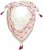 Ulla Popken Tassel Embroidery Scarf Snow White - Accessoires - 