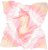 Ulla Popken Square Tie Dye Scarf Light Pink - Accessoires - 