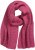 Ulla Popken Garter Stitch Knit Scarf Pink - Accessoires - 