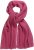 Ulla Popken Garter Stitch Knit Scarf Pink - Accessoires - 
