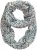 Ulla Popken Ditsy Floral Infinity Scarf Off-White - Accessoires - 