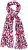 Ulla Popken Geometric Print Scarf Dark Red - Accessoires - 