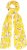 Ulla Popken Lemon Print Scarf Sun Yellow - Accessoires - 