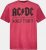JP1880 AC/DC World Tour Graphic Comfort Fit Band T-Shirt Dark Red - T-shirts - T-shirts Homme Grande Taille