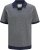 Jack & Jones Ceaston Knit Short Sleeve Sweater Grey/Blue - Sweatshirts & hoodies - Sweatshirts/Hoodies grande taille homme