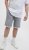 Jack & Jones Rick Icon I.K. GE 063 Shorts Grey Denim - Shorts - Shorts hommes grande taille