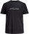 Jack & Jones Lavance Crew Neck T-Shirt Black Beauty - T-shirts - T-shirts Homme Grande Taille