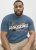 Jack & Jones Hawaii Shape Crew Neck T-Shirt Blue - T-shirts - T-shirts Homme Grande Taille