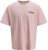 Jack & Jones Fold Crew Neck T-Shirt Tickled Pink - T-shirts - T-shirts Homme Grande Taille