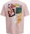 Jack & Jones Fold Crew Neck T-Shirt Tickled Pink - T-shirts - T-shirts Homme Grande Taille