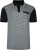 Kam Jeans 5518 Smart Mini Geo-Print Polo Black - Polos - Polos homme grande taille