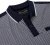 Kam Jeans 5518 Smart Mini Geo-Print Polo Navy - Polos - Polos homme grande taille