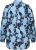 Kaffe Curve Sasja Chemise à manches longues Blue Snake Flower - Blouses et tuniques - 