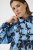 Kaffe Curve Sasja Chemise à manches longues Blue Snake Flower - Blouses et tuniques - 