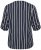 Kaffe Curve Sida Blouse Midnight/Craie Rayée - Blouses et tuniques - 