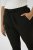 Kaffe Curve Jia Pantalon ceinturé Noir profond - Jeans & Pantalons Femme Grandes Tailles – Plus Size - 