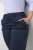 Kaffe Curve Leana Pantalon Chino 7/8 Bleu Marine Minuit - Jeans & Pantalons Femme Grandes Tailles – Plus Size - 