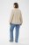 Kaffe Curve Josa Shirt Feather Grey Stripe - Chemisiers - 