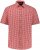 JP1880 Shirt Traditional Checked Short Sleeve Red - Chemises - Chemises Grandes Tailles Hommes