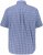 JP1880 Short Sleeve Check Print Traditional Shirt Blue - Chemises - Chemises Grandes Tailles Hommes