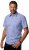 JP1880 Short Sleeve Check Print Traditional Shirt Blue - Chemises - Chemises Grandes Tailles Hommes
