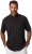 JP1880 Shirt Pique Flexnamic Short Sleeve Black TALL - VÊTEMENTS HOMME MT-6XLT - Vêtements Tall Homme