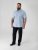 D555 Lucas Chemise Stretch Manches Courtes Anti-Taches Sans Repassage Bleu Ciel - Chemises - Chemises Grandes Tailles Hommes