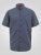 D555 Melrose Navy Icon AOP Button Down Collar Short Sleeve Navy - Chemises manche courte - Chemises Homme Manche Courte Grande Taille