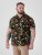 D555 Gordon Hawaiian AOP Cuvan Collar Resort Short Sleeve Black - Chemises - Chemises Grandes Tailles Hommes