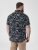 D555 Rick Geometric Print Short Sleeve Shirt Navy - Chemises - Chemises Grandes Tailles Hommes