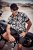 JP1880 Skull Pattern Jersey Short Sleeve Shirt Black - Chemises - Chemises Grandes Tailles Hommes