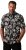 JP1880 Skull Pattern Jersey Short Sleeve Shirt Black - Chemises - Chemises Grandes Tailles Hommes