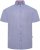 Kam Jeans 6340 Linen Mix Short Sleeve Shirt Blue - Chemises - Chemises Grandes Tailles Hommes
