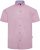 Kam Jeans 6340 Linen Mix Short Sleeve Shirt Pink - Chemises - Chemises Grandes Tailles Hommes