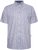 Kam Jeans 6345 Jewel Pattern Short Sleeve Shirt Blue - Chemises - Chemises Grandes Tailles Hommes