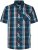 Kam Jeans 6380 Casual Checked Short Sleeve Shirt Navy - Chemises manche courte - Chemises Homme Manche Courte Grande Taille