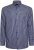 Kam Jeans 6351 Classic Gingham Shirt Long Sleeve Navy - Chemises - Chemises Grandes Tailles Hommes