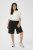 Kaffe Curve Nana Liah Short Noir - Jeans & Pantalons Femme Grandes Tailles – Plus Size - 